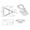 5 X 175 Amp Gris Conector Protector Manija Con 10 Tornillos 2