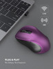 Trueque Mouse Inalambrico Para Laptop, Mouse Ergonomico De 2 1