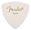 Fender Classic Celluloid Guitar Picks 346 Shape, White, Thin 0