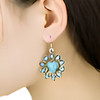 Mujer Moda Corazón Pendientes Forma De Temperamento Pendient 0