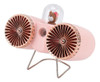 Ventilador De Mesa Usb De Folha Dupla Bear Design 3