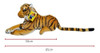 Tigre De Peluche Mediano 50cm Tigre De Bengala Dw07 1