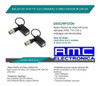 Pack Balun Conect + Plug Dc   Utp Cctv Camara Seguridad Dvr 2