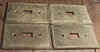 Antiguas Plaquetas Bronce, Luz, Enchufe, Timbre, Impecables 0