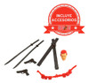 Muñeco Deadpool Articulado Avengers Accesorios Luz Armas 2