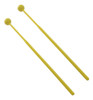 2 Peças De Instrumentos De Percussão Malho De Sino Amarelo 4