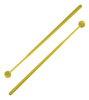 2 Peças De Instrumentos De Percussão Malho De Sino Amarelo 5