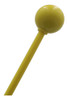 2 Peças De Instrumentos De Percussão Malho De Sino Amarelo 6