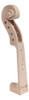 Pergaminho De Pescoço De Maple Pino + Braço Para 3