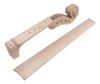 Pergaminho De Pescoço De Maple Pino + Braço Para 5