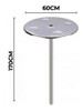 Mesa Piscina Bar Molhado Aço Inox C/ Regulagem Premium Evald 3