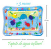 Tapete Bebe Inflável C/ Água Divertido Oceano Buba 1