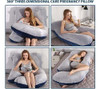 Almohada De Embarazo Elover Almohada De Apoyo De Maternidad 1