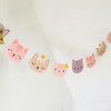 Guirnalda Banderin Gatitos Pastel Cotillón Cumpleaños 1