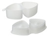 Inomata 0787 Triangle Sushi Mold, Blanco 2
