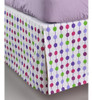 Bacati - Botnical Sanctuary Purple Twin Bed Skirt 0 Bacati - Botnical Sanctuary Purple Twin Bed Skirt 0