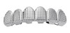 Grillz Banhado Prata Estriado Hip-hop - Superior + Inferior 4