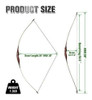 Arco Recurvo De Madera, 20-60 Lbs + Accesorios. Mono Derecha 1