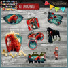 Kit Imprimible Candy Bar Valiente Merida Modelo 1 Completo 3