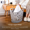 Cesto Canasto Ropa Sucia Organizador Plastico Plegable !! 5