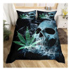Feelyou Marijuana Weed Leaf King Size Juego De Funda De Edre 0