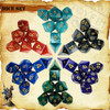 Conjunto De 6 Dados Poliédricos Para Juegos De Rol Con Cuero 1