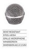 Bocha Microfono Metal Parquer M-3 Cuota 0