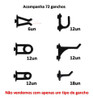 Kit 72 Ganchos Plástico Para Painel Ferramentas Preto Mohr 1 Kit 72 Ganchos Plástico Para Painel Ferramentas Preto Mohr 1