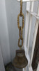 Cencerro Antiguo En Bronce Con Cadena 4 Cencerro Antiguo En Bronce Con Cadena 4