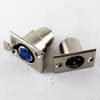 Kit X2 Conector Xlr Canon Chasis Metalico H / Macho 3 P Htec 3