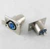 Kit X2 Conector Xlr Canon Chasis Metalico H / Macho 3 P Htec 4