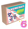 Numerais Com Pinos Em E.v.a Com 55 Peças Carlu 0