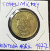 Token Mickey 750  - Editora Abril 1977 1