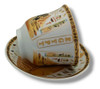 Una Taza Y Un Plato -te/cafe/ De Egipto Importado-egipcio 1