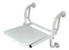 Asiento Baño Rebatible Cuadrado Bañera Discapacitado Blanco 0
