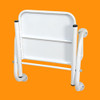 Asiento Baño Rebatible Cuadrado Bañera Discapacitado Blanco 2