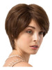Perucas De Cabelo Humano Castanho Escuro Feminino 4
