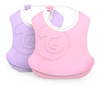 Twistshake Set Baberos Rosa Y Lila - Mosca 1