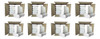 Toallas Intercaladas Blancas Premium 20x24 3000 X8 Cajas 0