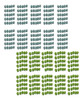600 Canetas Marcadoras Para Cabides, Medidores De 1