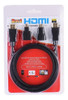 Cable Hdmi Mas Adaptadores Micro Hdmi Y Mini Hdmi 0