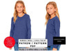 Molde De Costura, Patron Remera Basica Ml Nena , Imprimible 1