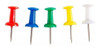 100 Alfinetes Coloridos Br- Para Mapas- Quadro Cortiça -6mm 0