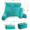 Almohada De Lectura Doble Nestl, Almohada De Respaldo Doble, 4