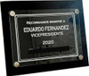 Placa De Acrilico 17x22 Cm Para Exterior Premio Homenaje 1