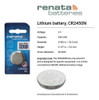 Pack 2 Pila Boton Cr2450 2450n Renata Original Suiza Blister 2