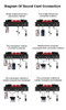 Adaptador De Som Adaptador V8s Multifuncional Microfone De S 5