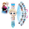 Reloj Proyector Frozen Digital Imágenes Didáctico Juguete 2
