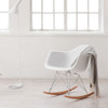 Silla Sillon Mecedor Eames Rocking Chair Negra Blanca 5