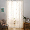 Mystic-home Cortinas Transparentes Blancas De 63 Pulgadas De 0